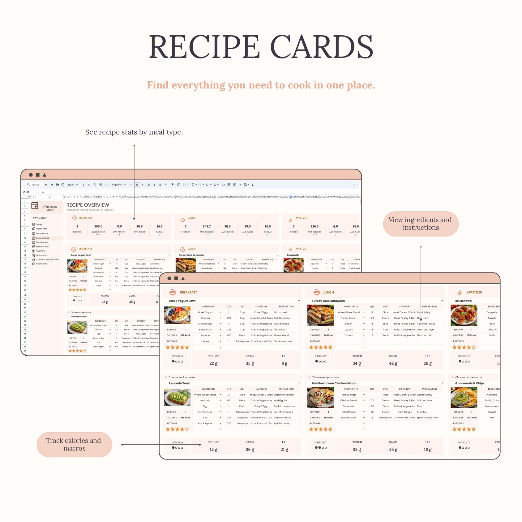 Aureline Meal Planner